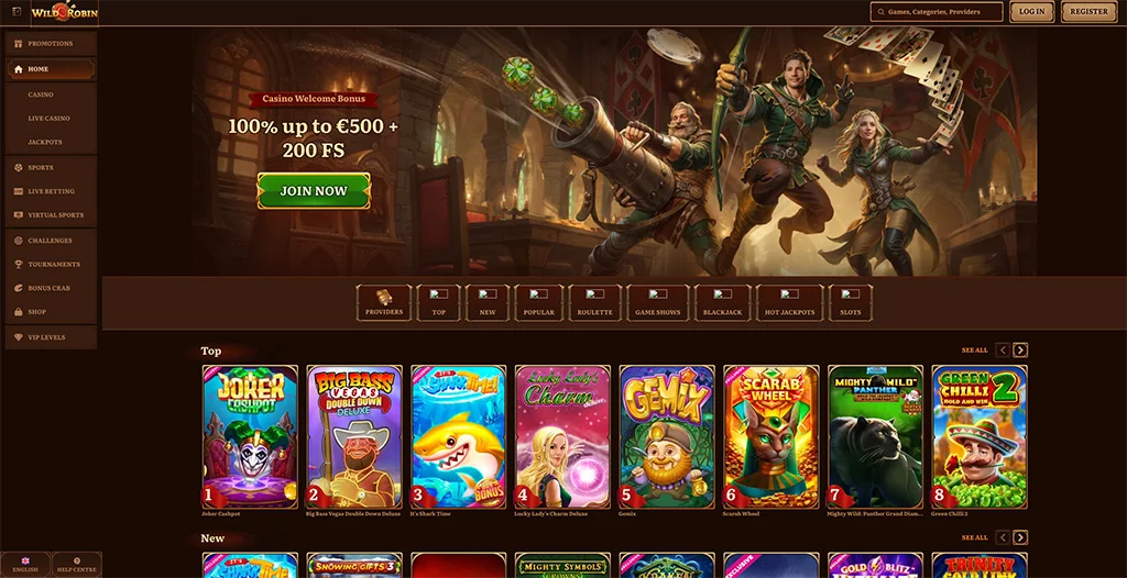 Casino Wild Robin