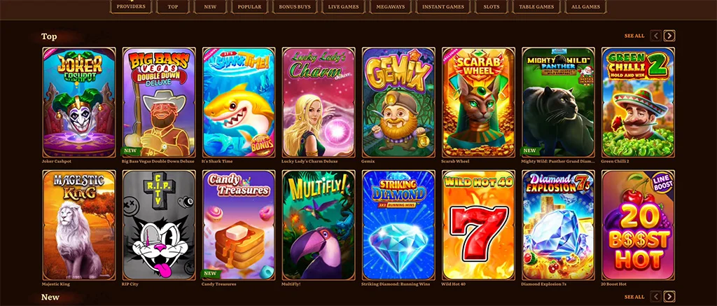 Wild Robin Casino Jeux